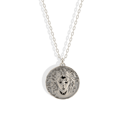 Medusa Pendant Necklace 14K Gold / Silver