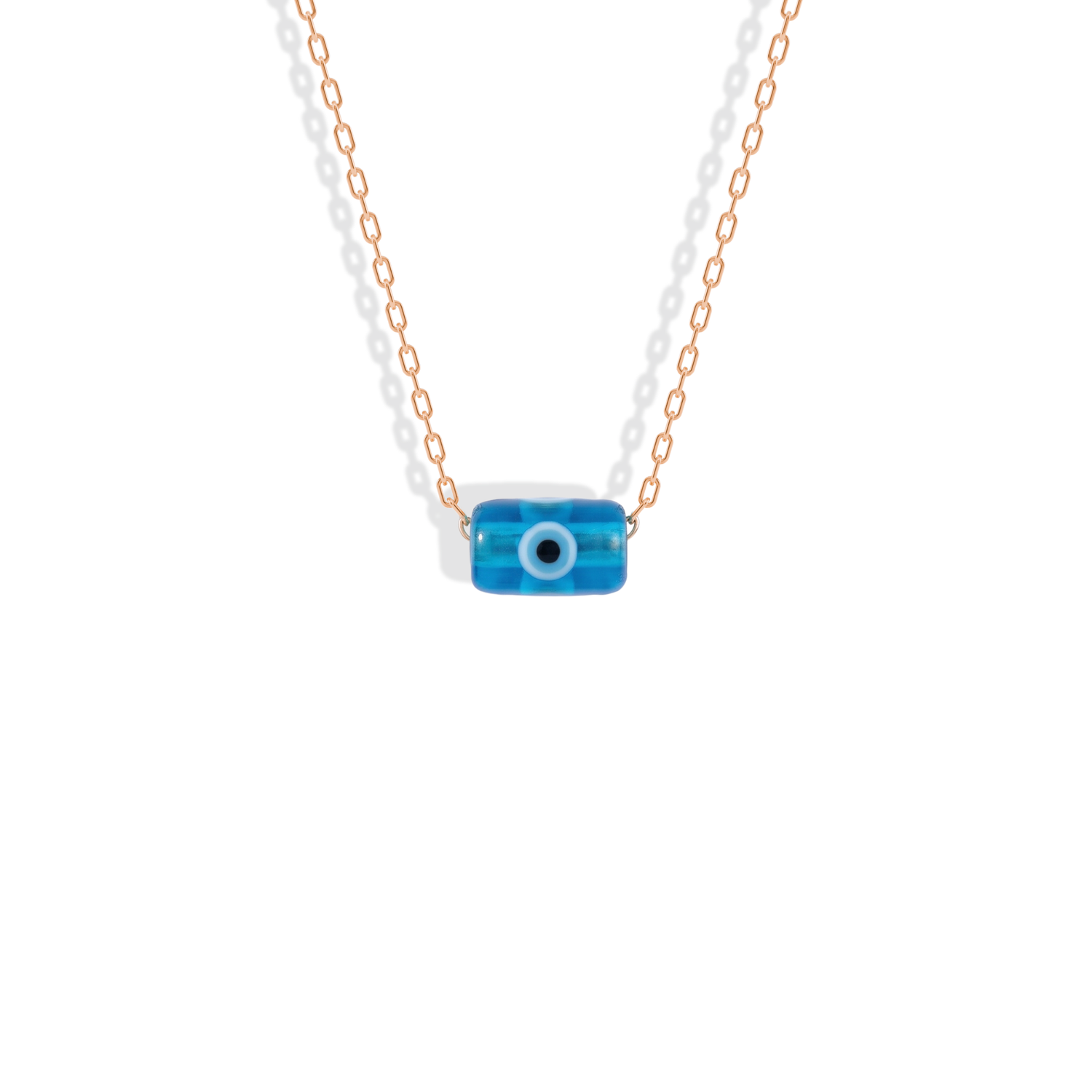 Minimal Evil Eye Necklace 14K Gold / Silver
