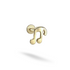 Music Note Flatback Ear Piercing 14K Gold