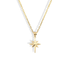 North Star Necklace 14K Gold