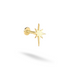 14K Gold NorthStar Flatback Ear Piercing