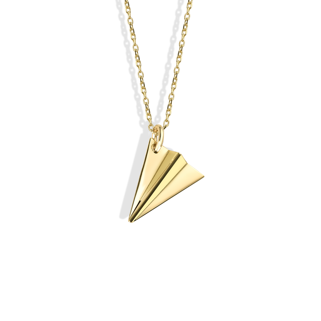 Discover the Paper Airplane Necklace 14K Gold / Silver.