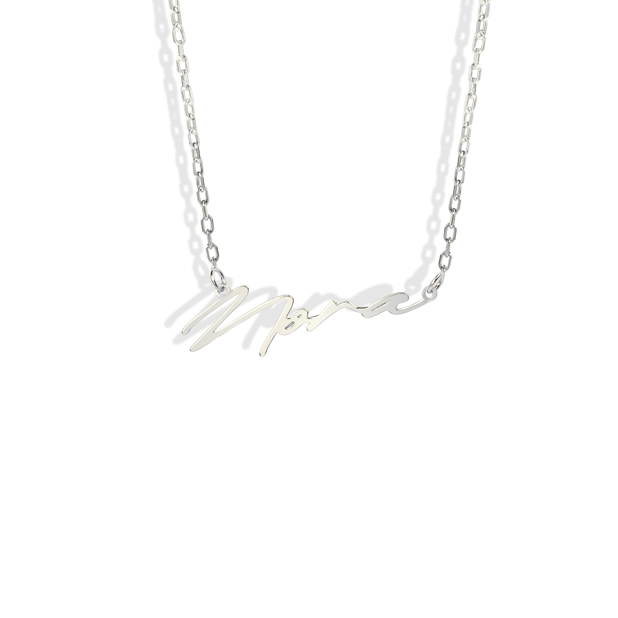 Personalized Cursive Name Custom Necklace 14K Gold