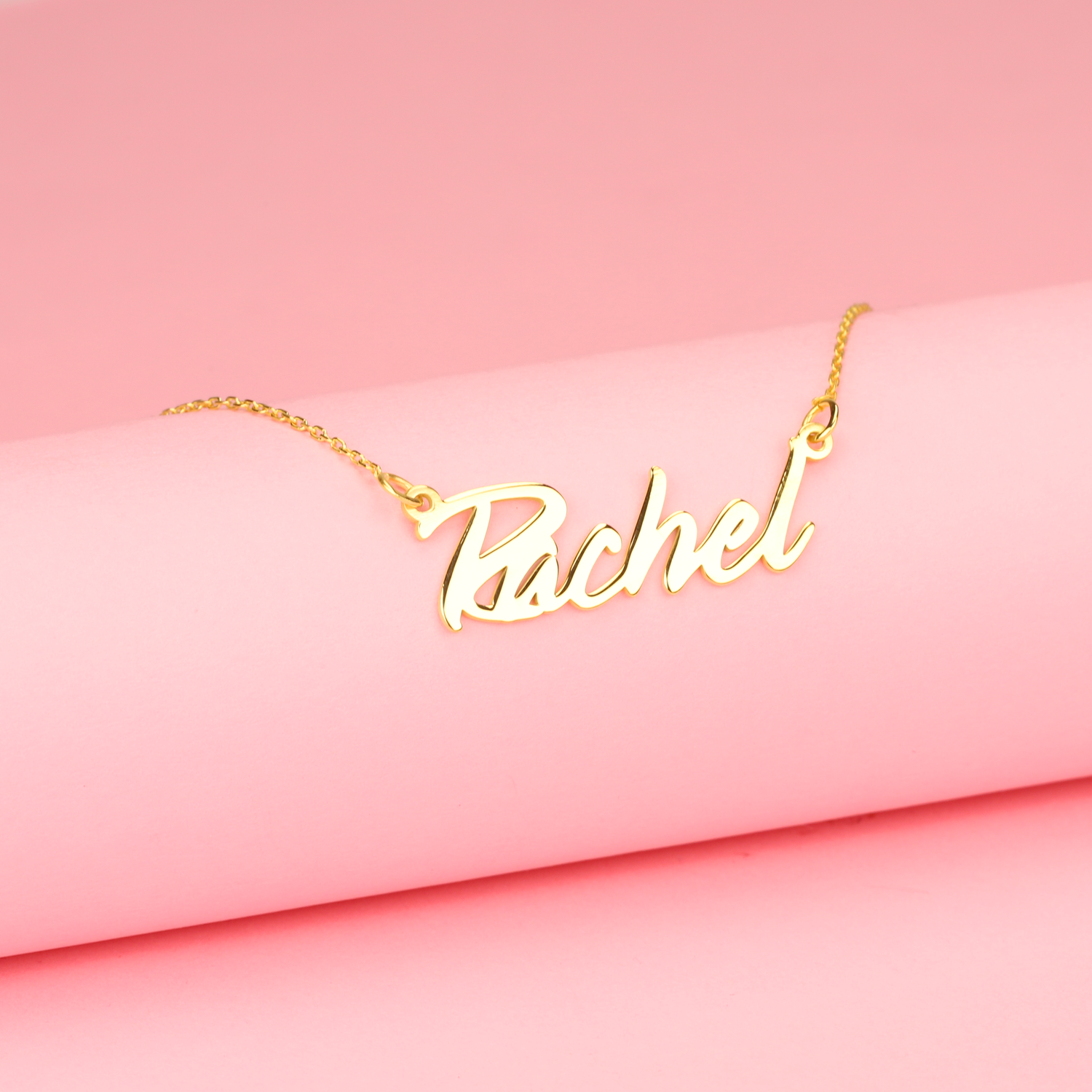 Personalized Cocktail Name Custom Necklace 14K Gold
