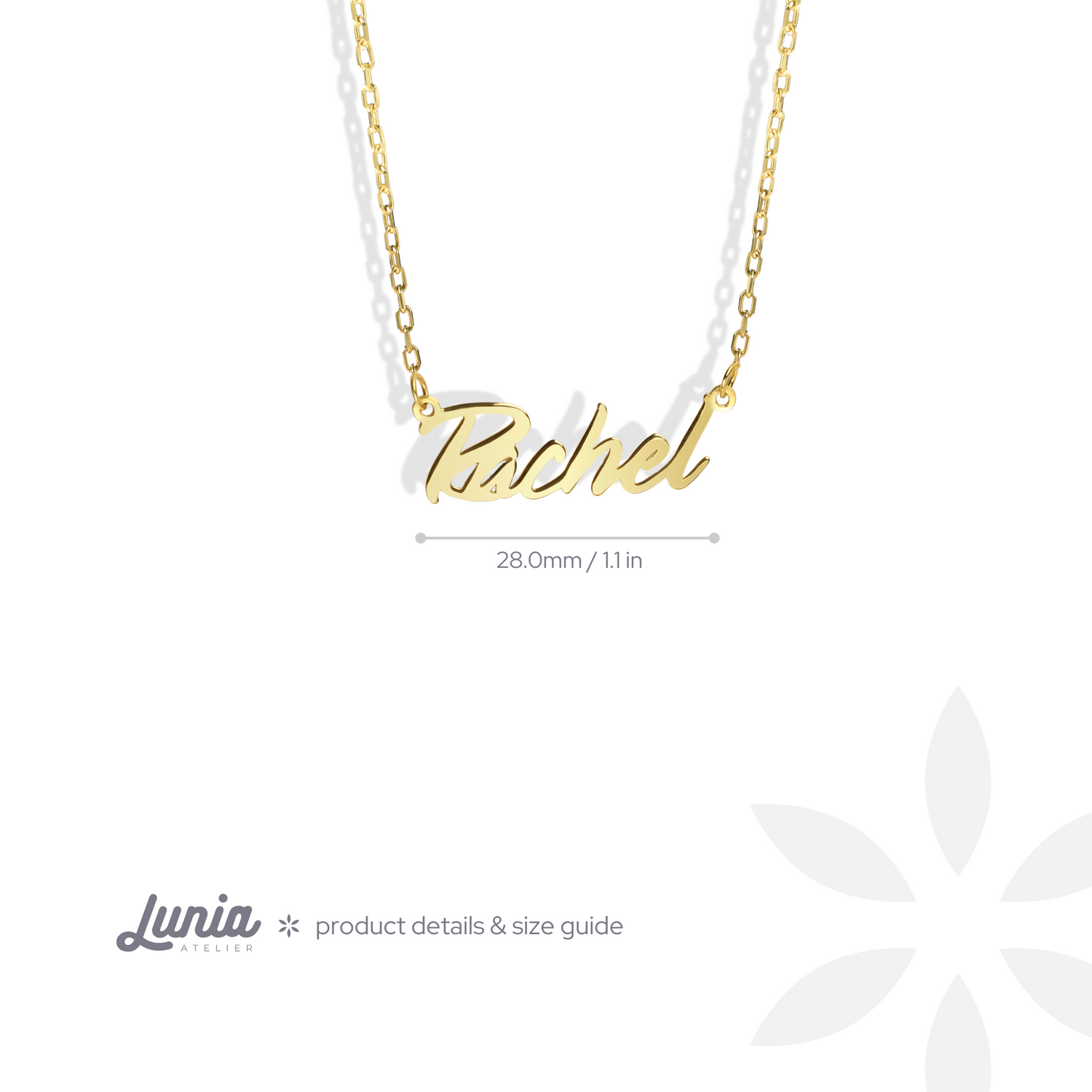 Personalized Cocktail Name Custom Necklace 14K Gold