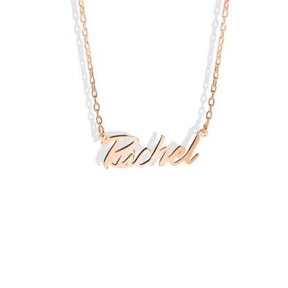 Personalized Cocktail Name Custom Necklace 14K Gold