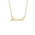 Custom Vibe Name Necklace in 14K Gold