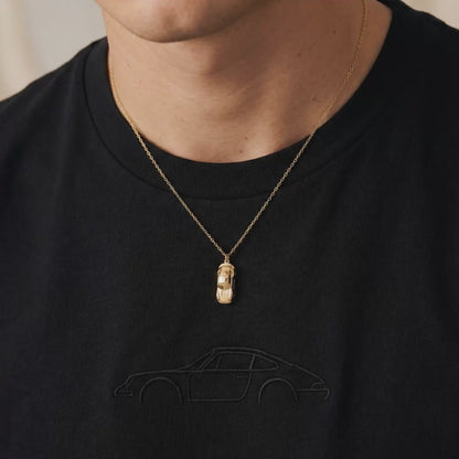 Heritage Coupe Diecast Model Car Necklace 14K Gold / Silver