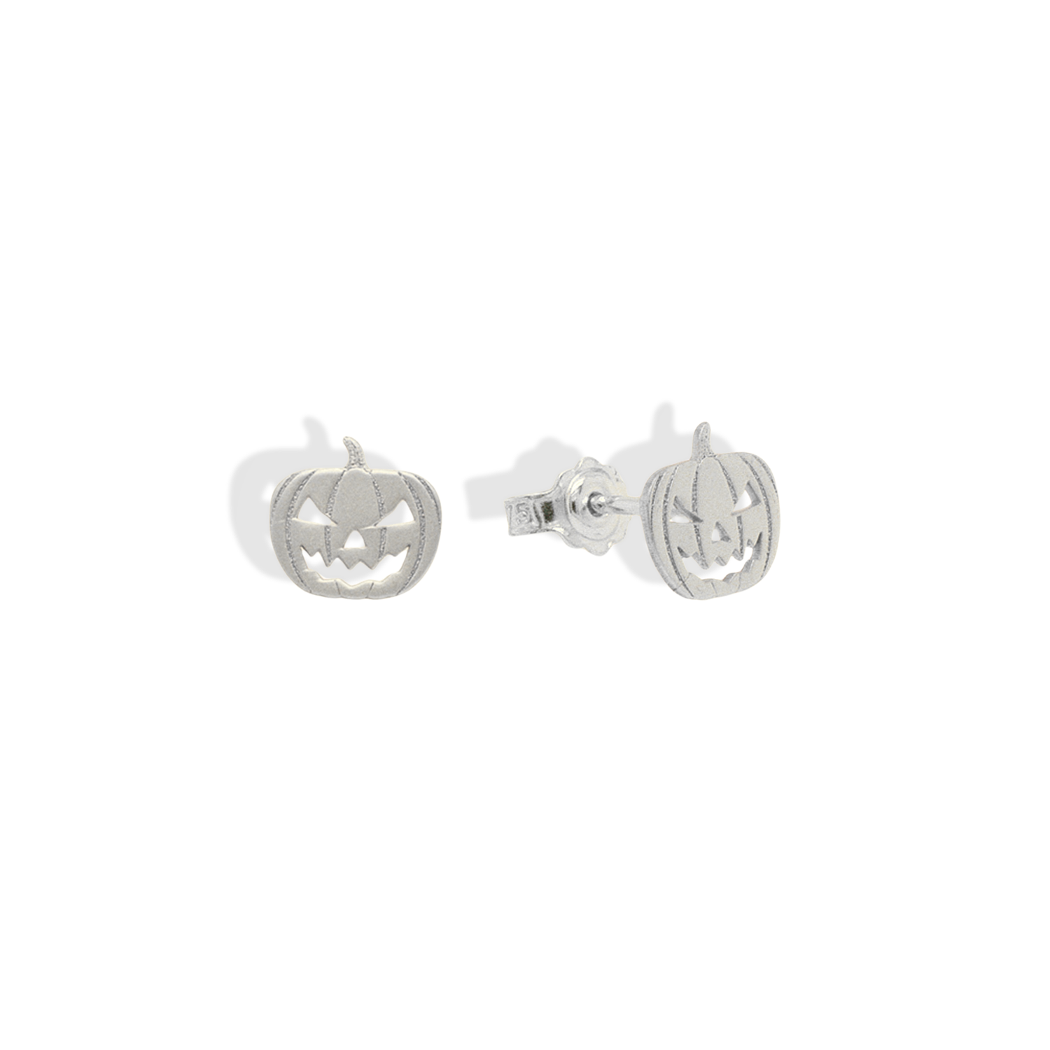 Pumpkin Halloween Earrings 14K Gold / Silver