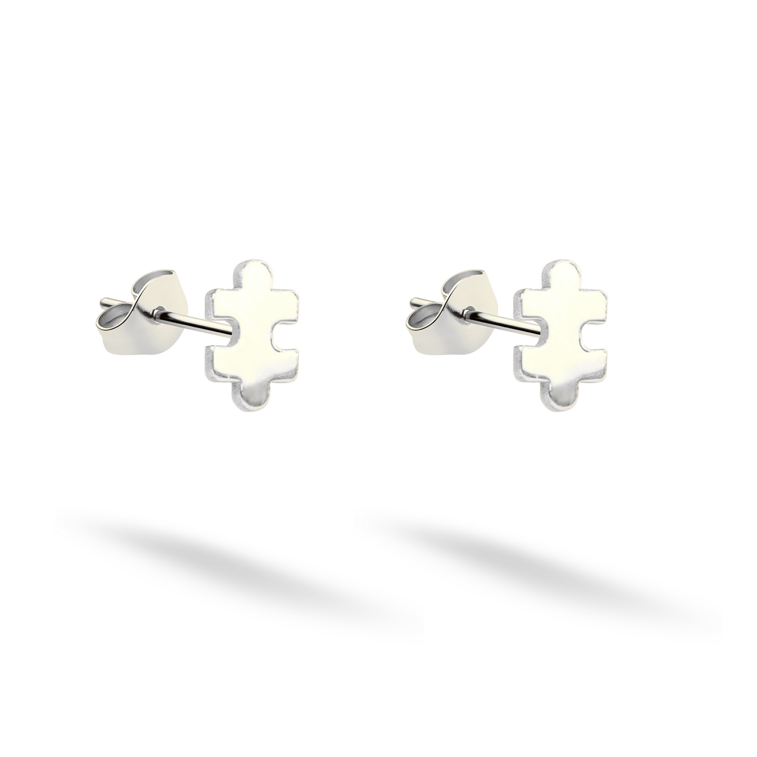Puzzle Earrings 14K Gold