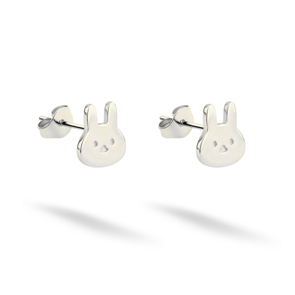 Rabbit Earrings 14K Gold / Silver
