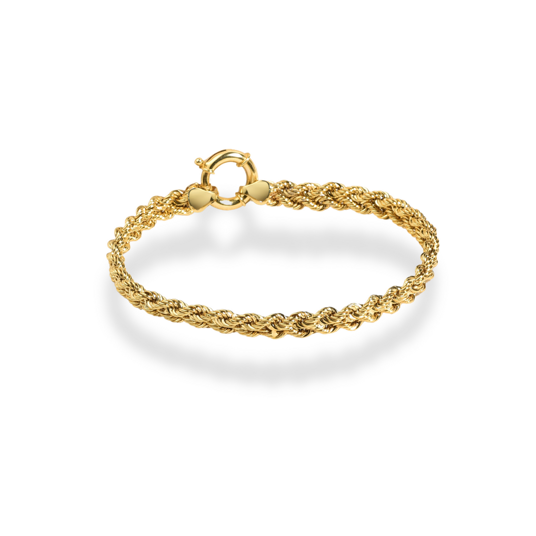 Rope Chain Bracelet 14K Gold