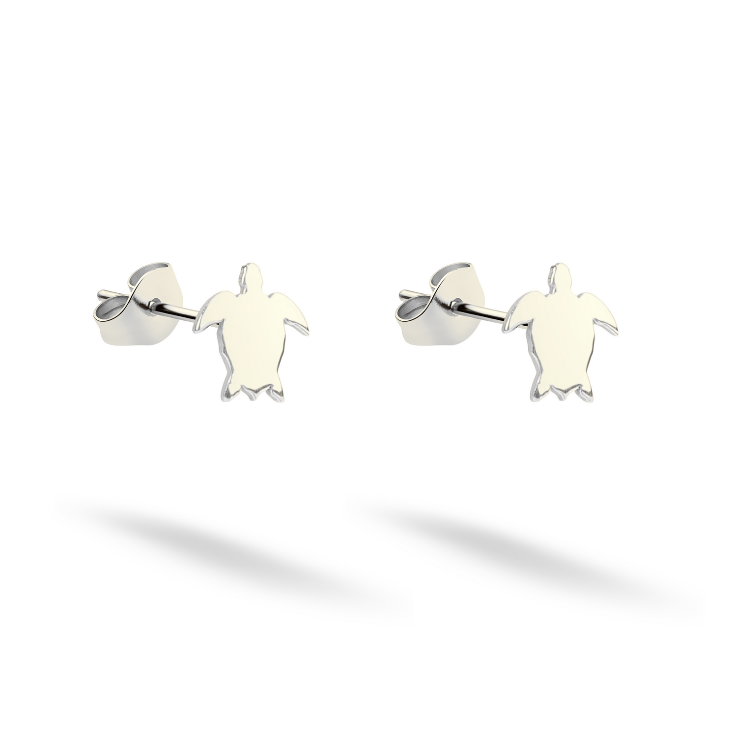 Sea Turtle Earrings 14K Gold