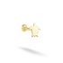 Sea Turtle Flatback Ear Piercing 14K Gold