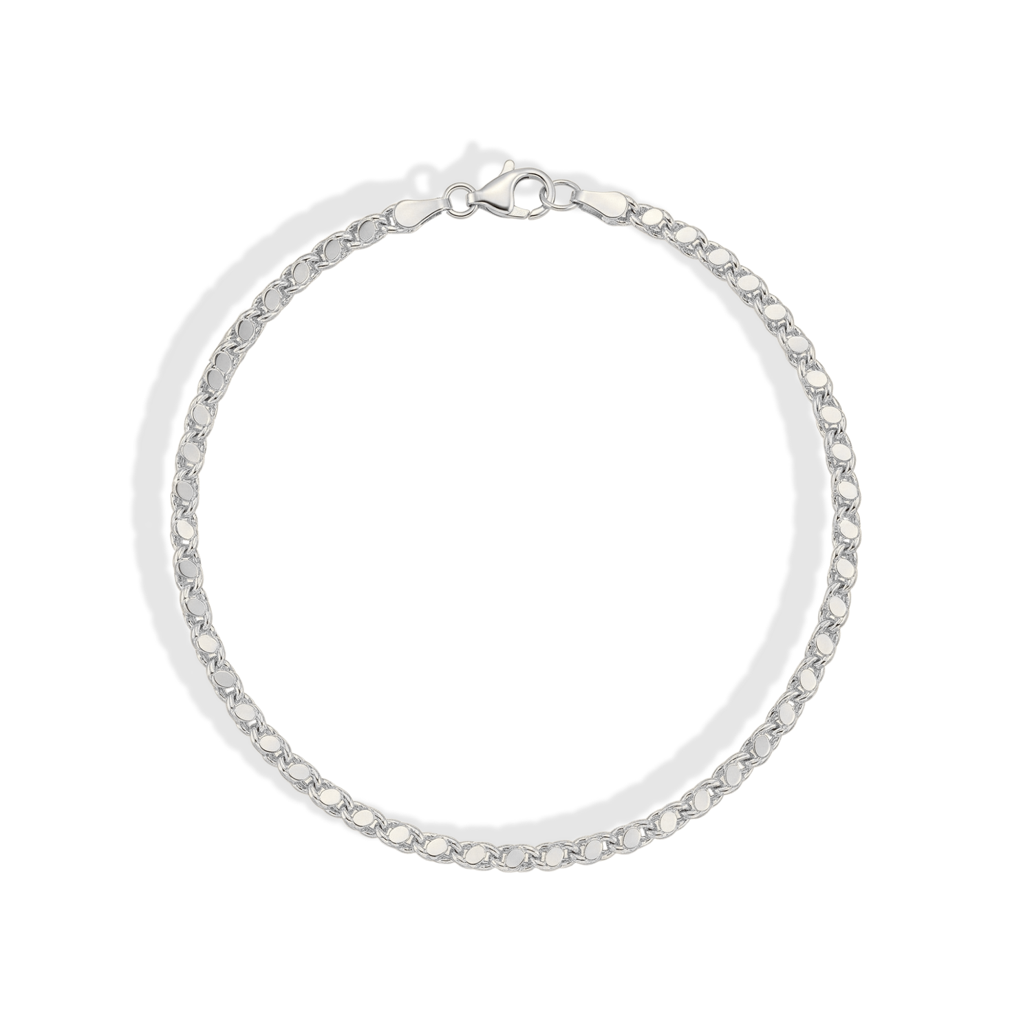 Sequined Mirror Sparkle Bracelet 14K Gold
