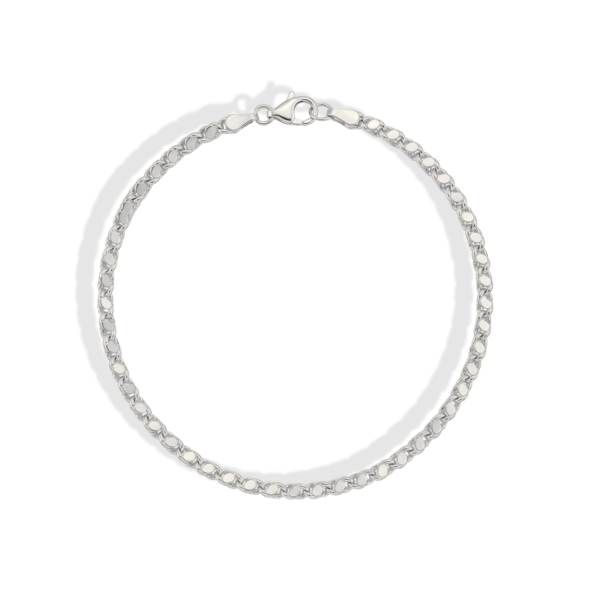 Sequined Mirror Sparkle Bracelet 14K Gold