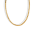 Sequined Mirror Sparkle Necklace 14K Gold		