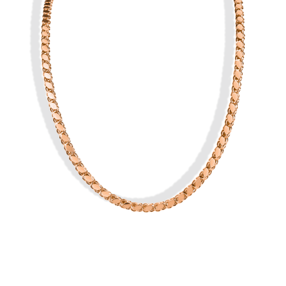 Sequin Chain Necklace 14K Gold