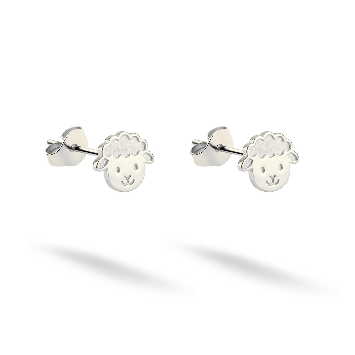 Sheep Earrings 14K Gold / Silver