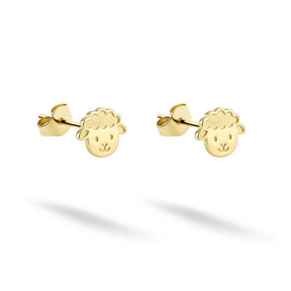 Sheep Earrings 14K Gold / Silver