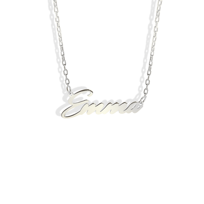 Signature Personalized Custom Name Necklace 14K Gold