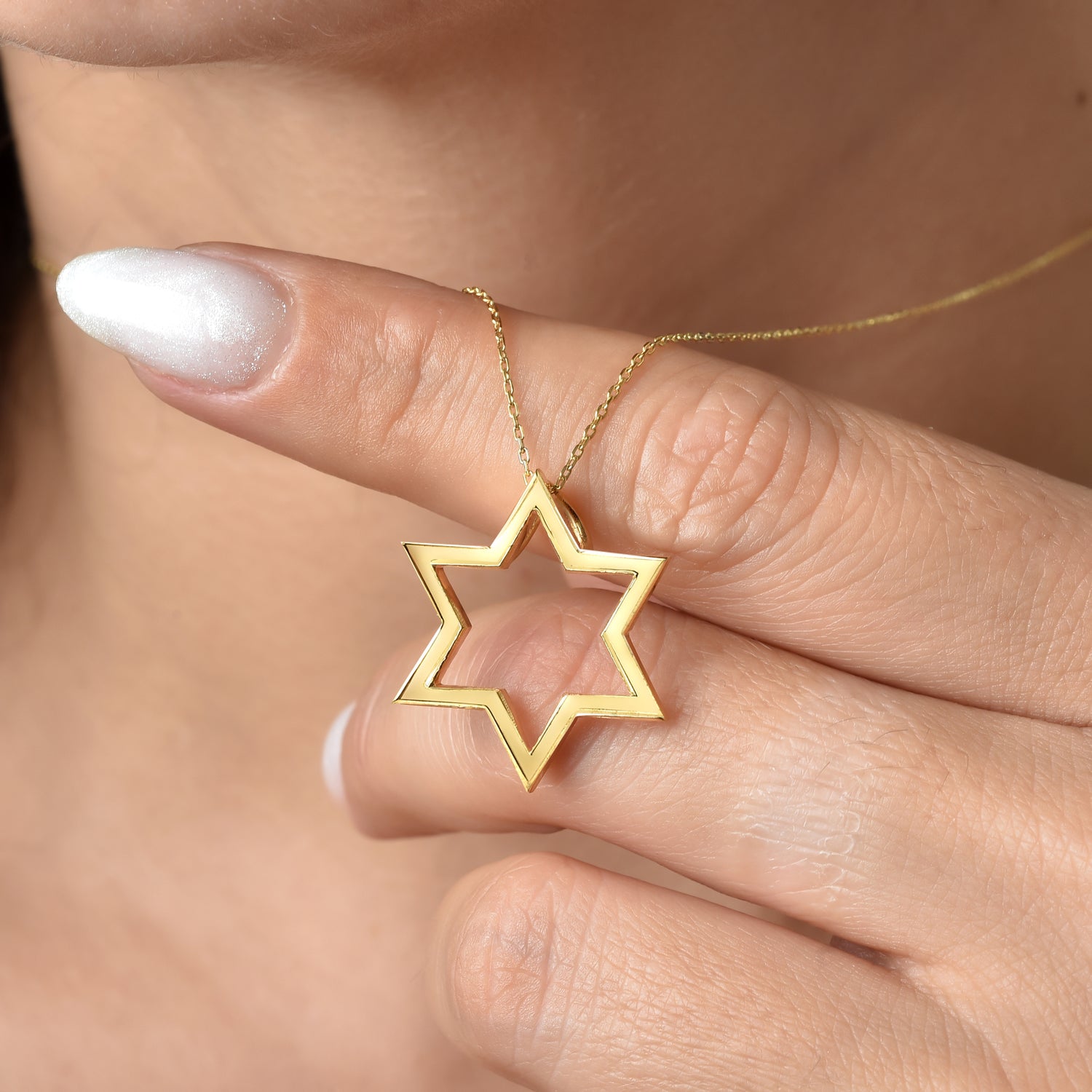 Sirius Star Necklace 14k Gold