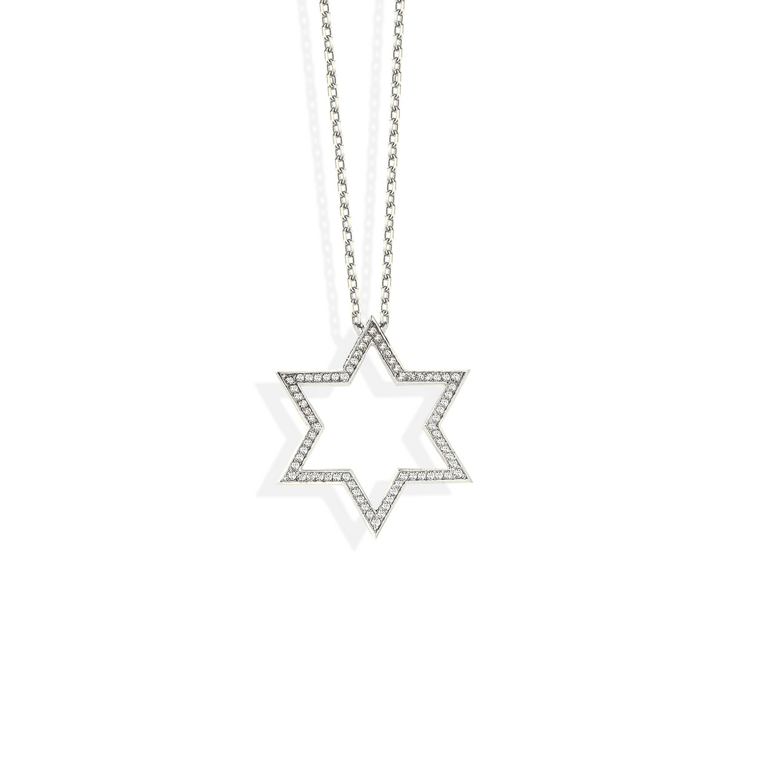 Sirius Stone Star Diamond Necklace 14K Gold