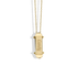 Skateboard Personalized Name Necklace 14K Gold