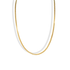 Wicker Wrap Thin Chain Necklace 14K Gold