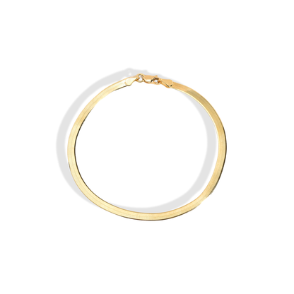 Slim Snake Chain Bracelet 14K Gold