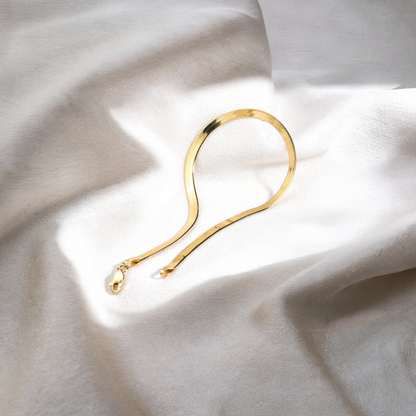 Slim Snake Chain Bracelet 14K Gold