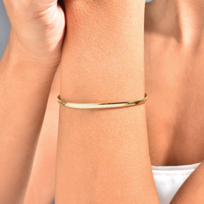 Snake Chain Bracelet 14K Gold