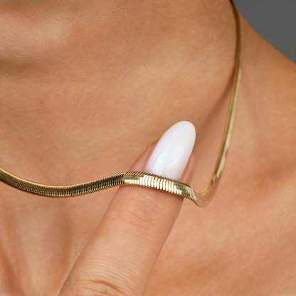 Snake Chain Necklace 14K Gold