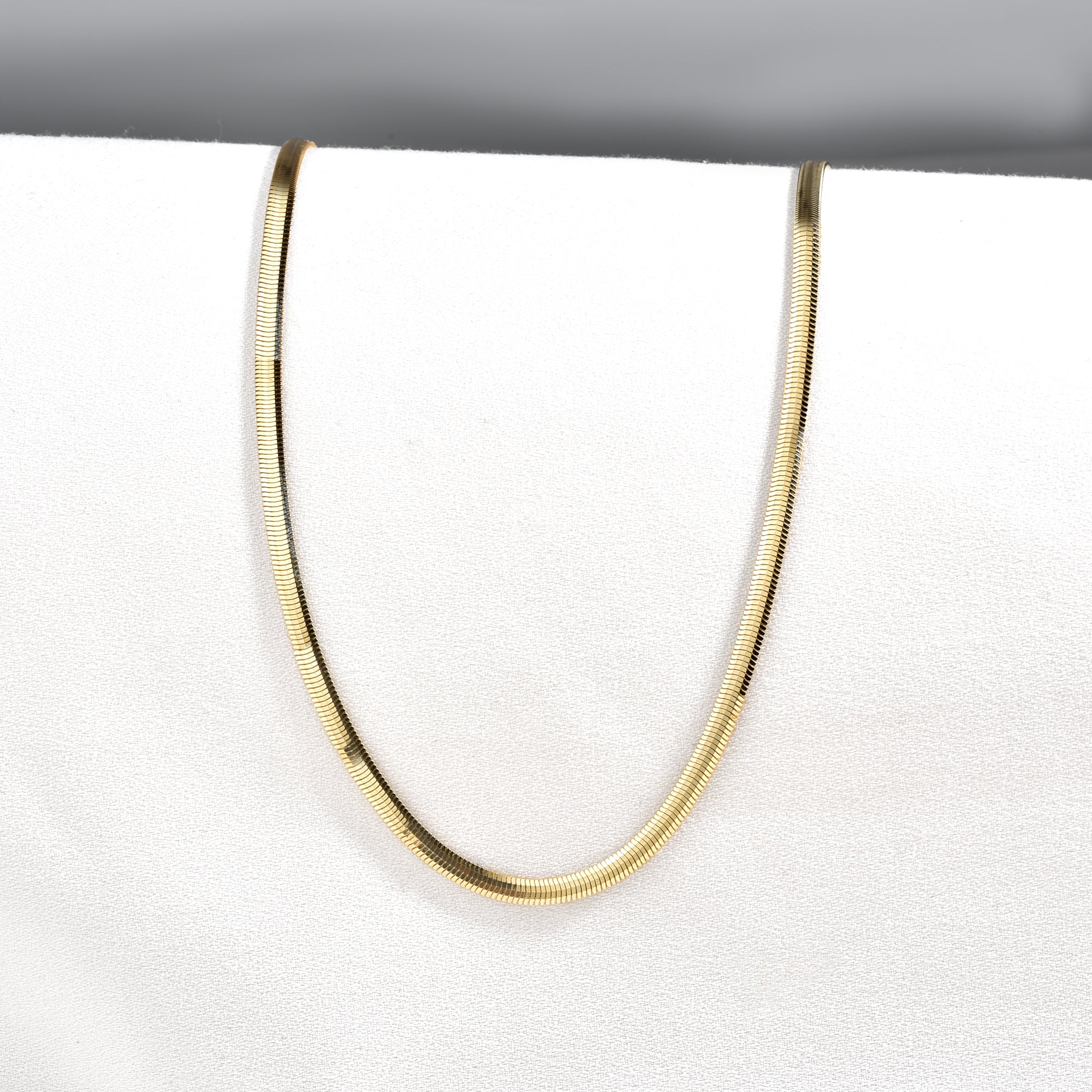 Snake Chain Necklace 14K Gold