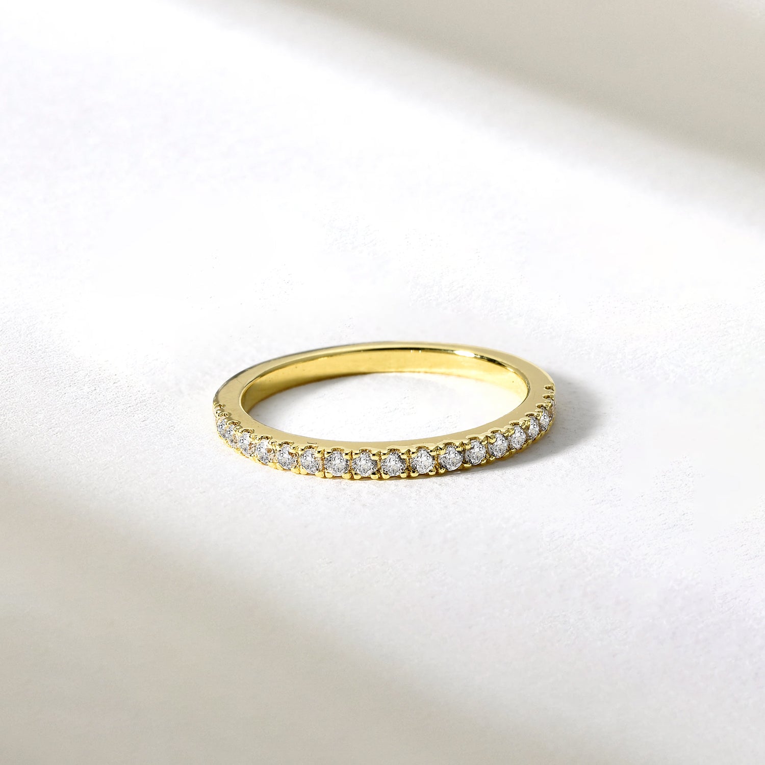 Sorted Array Diamond Ring 14K Gold