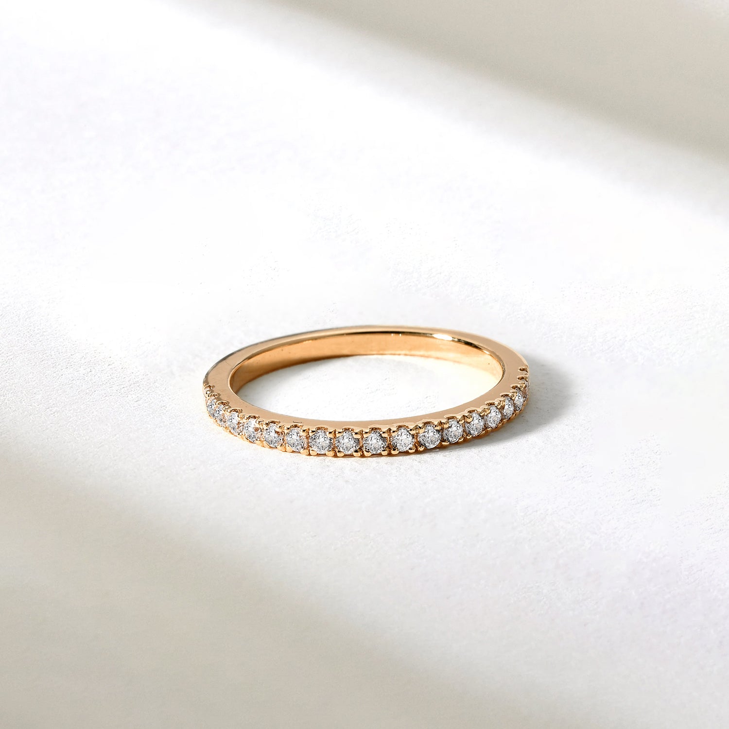 Sorted Array Diamond Ring 14K Gold