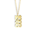 Stacked Year Custom Personalized Date Necklace 14K Gold