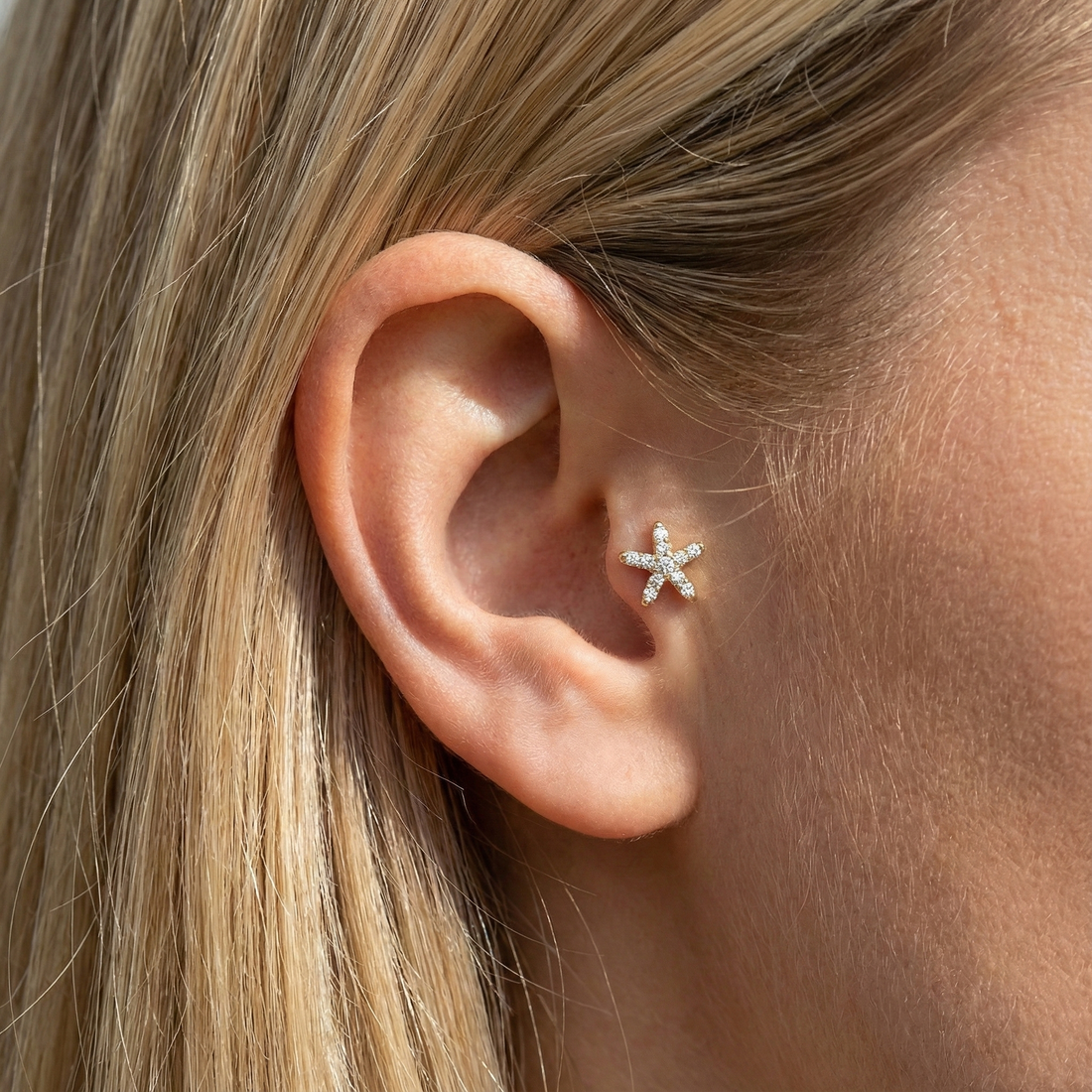 14K gold piece offers smooth comfort and a polished finish, making it a charming addition to your everyday jewelry lineup.