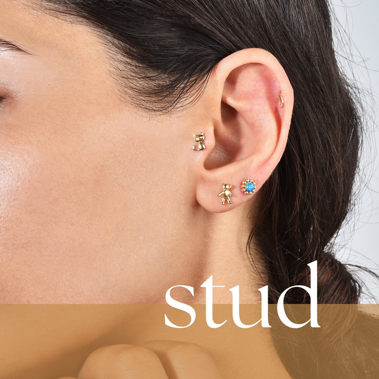 Stud Piercings