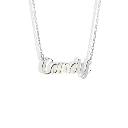 Style Personalized Name Custom Necklace 14K Gold