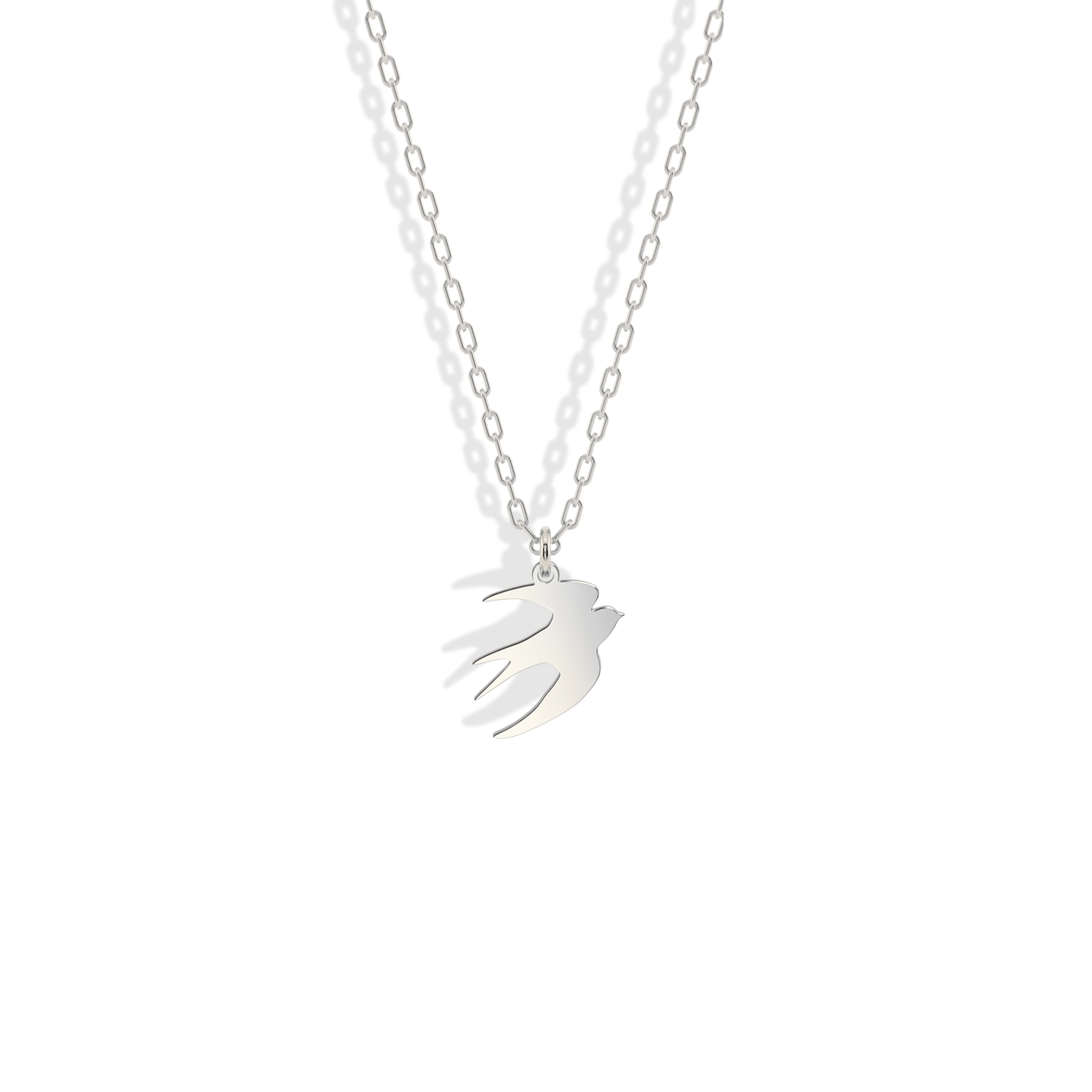 Swallow Pendant Necklace 14K Gold / Silver