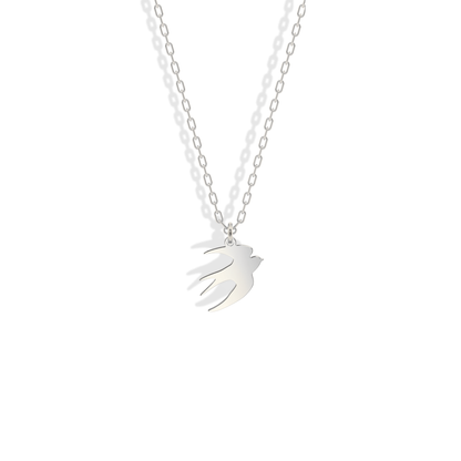 Swallow Pendant Necklace 14K Gold / Silver