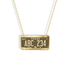 Celebrate your story with the Texas Car License Plate Custom Necklace 14K Gold / Silver, a personalized piece inspired by iconic Texas license plates