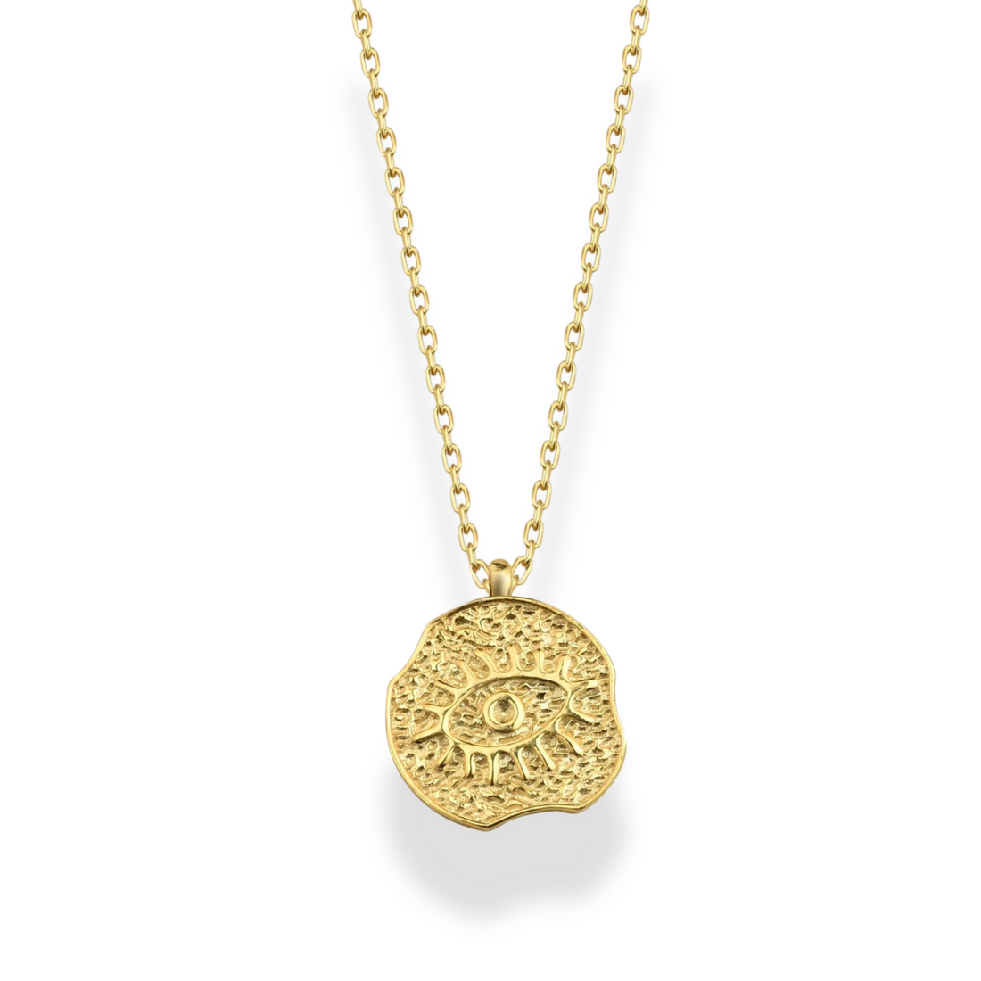 Third Eye Protection Necklace 14k Gold