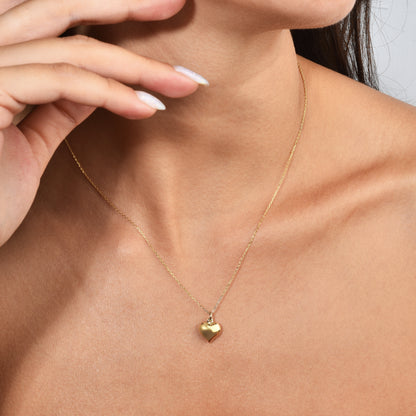 Multi-Dimensional Love Necklace 14K Gold