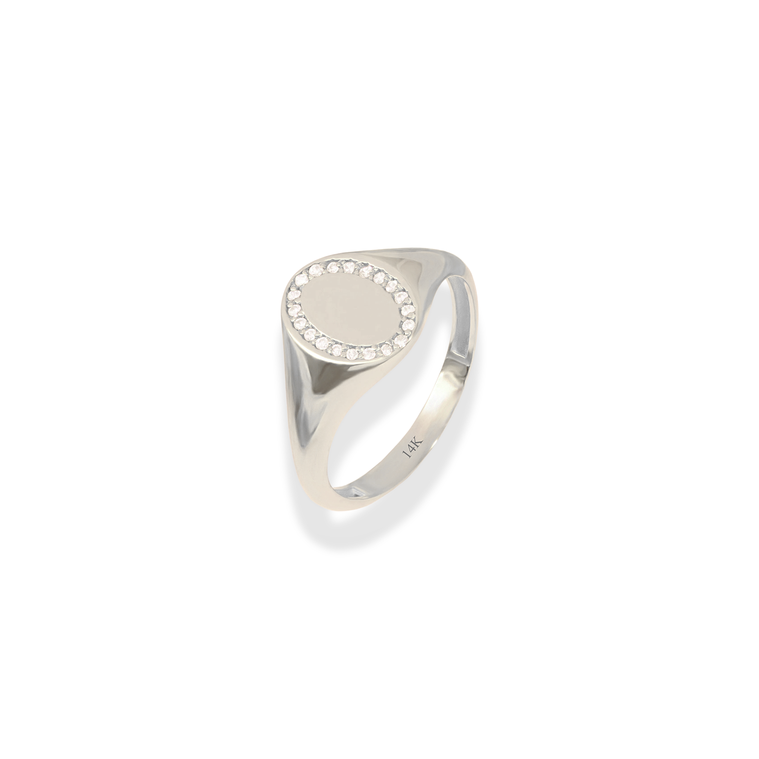 Twinkle Circle Diamond Ring 14K Gold