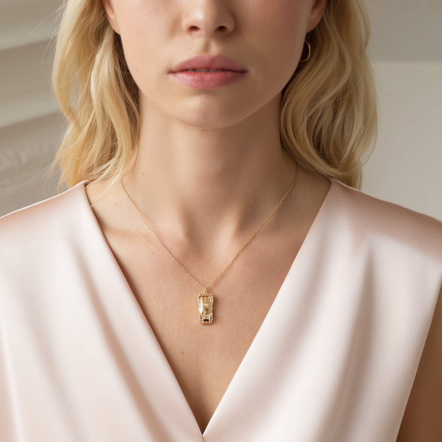 Italian Car inspired Diecast Necklace made in Istanbul with nickel free materials