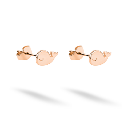 Whale Earrings 14K Gold / Silver