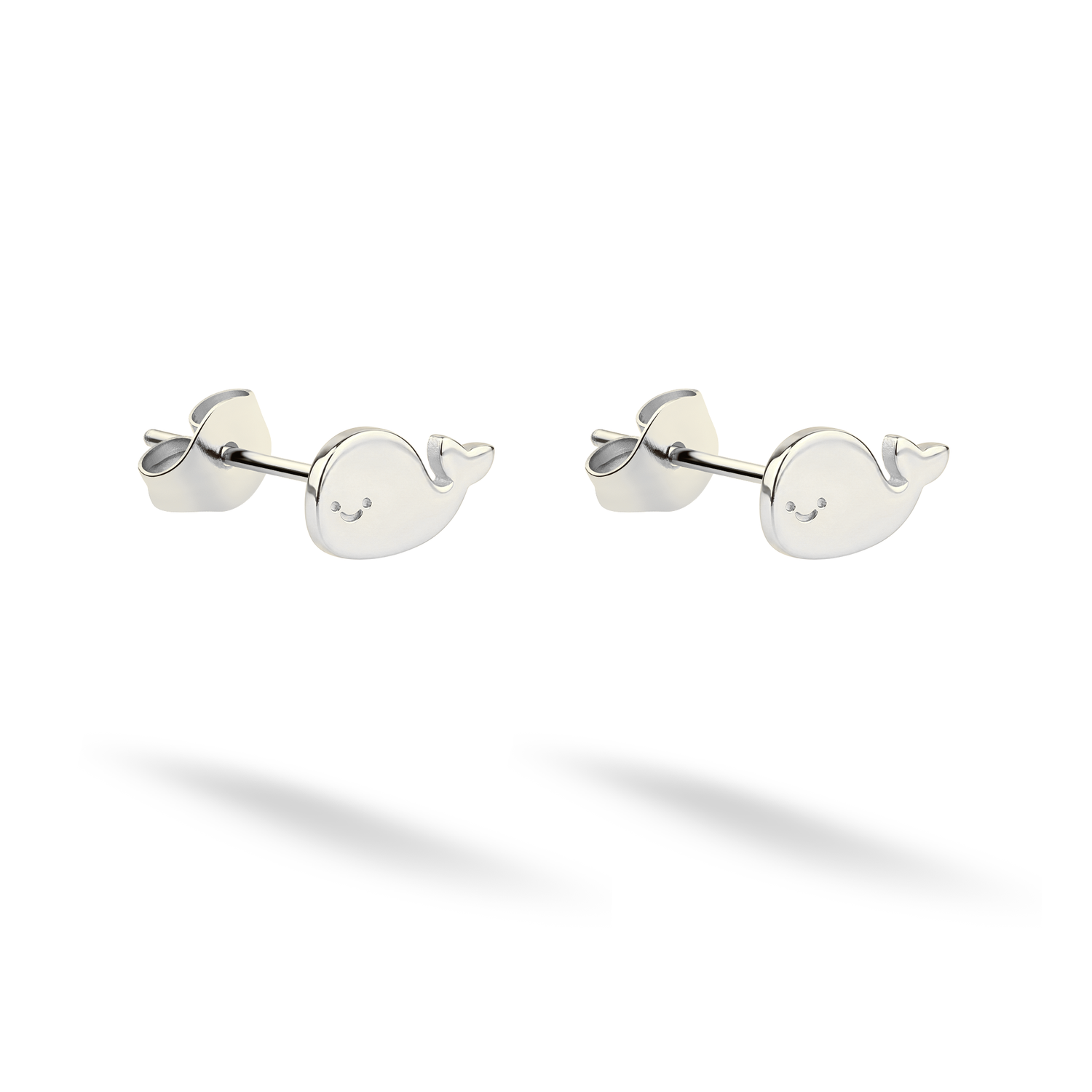Whale Earrings 14K Gold / Silver