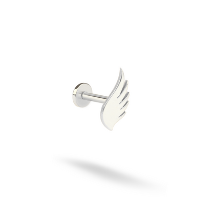 Wing Flatback Ear Piercing 14K Gold